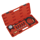 Sealey VSE203 Oil Pressure Test Kit 12pc - VSE203 - Sealey Tools UK - Workshop Tool Storage
