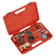 Sealey VSE5871A Diesel Engine Timing Tool Kit - for Renault, Nissan, Suzuki, Mitsubishi, Dacia GM 1.5D, 1.9D, 2.2D, 2.5D - Belt Drive - VSE5871A - Sealey Tools UK - Workshop Tool Storage
