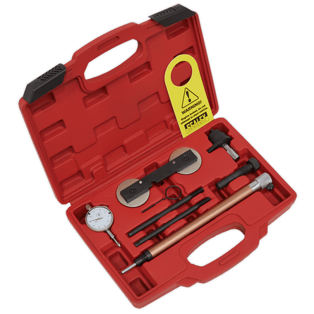 Sealey VSE5988 Petrol Engine Timing Tool Kit - VAG 1.2, 1.4TFSi, 1.4, 1.6FSi - Chain Drive - VSE5988 - Sealey Tools UK - Workshop Tool Storage