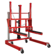 Sealey W508T Wheel Removal Trolley 500kg Adjustable Width - W508T - Sealey Tools UK - Workshop Tool Storage