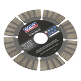 Sealey WDC115 Concrete Cutting Disc Dry Use 115mm - WDC115 - Sealey Tools UK - Workshop Tool Storage
