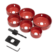 Sealey WDLK Downlight Holesaw Kit 9pc - WDLK - Sealey Tools UK - Workshop Tool Storage