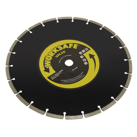 Sealey WDV300/20 Value Diamond Blade 300 x 20mm - WDV300/20 - Sealey Tools UK - Workshop Tool Storage