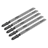 Sealey WJT101B Jigsaw Blade Wood & Plastics 75mm 10tpi - Pack of 5 - WJT101B - Sealey Tools UK - Workshop Tool Storage