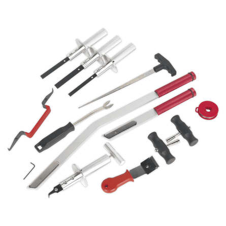 Sealey WK14 14pc Windscreen Removal Tool Kit - WK14 - Sealey Tools UK - Workshop Tool Storage