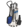 Sealey WPS225A Submersible Stainless Water Pump Automatic Dirty Water 225L/min 230V - WPS225A - Sealey Tools UK - Workshop Tool Storage