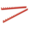 Sealey WR02 Sharks Teeth Spanner Rack Magnetic 2pc - WR02 - Sealey Tools UK - Workshop Tool Storage