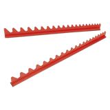 Sealey WR02 Sharks Teeth Spanner Rack Magnetic 2pc - WR02 - Sealey Tools UK - Workshop Tool Storage