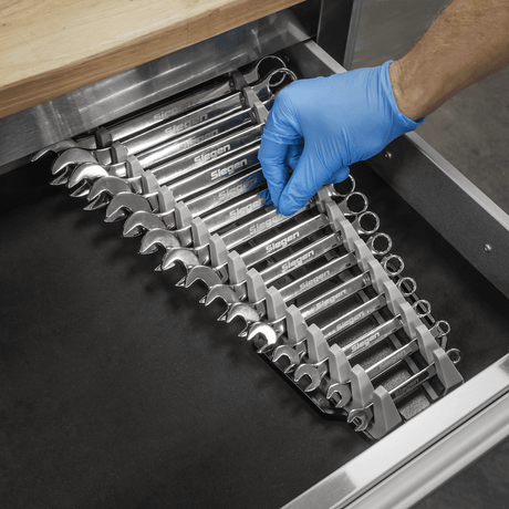 Sealey WR11 Reversible Spanner Rack 16pc - WR11 - Sealey Tools UK - Workshop Tool Storage