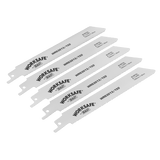 Sealey WRS3013/150 Reciprocating Saw Blade 150mm 14tpi - Pack of 5 - WRS3013/150 - Sealey Tools UK - Workshop Tool Storage