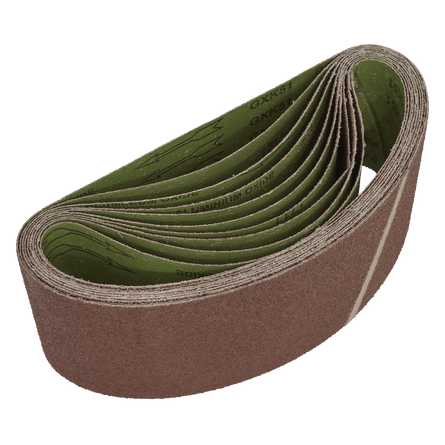 Sealey WSB6140 Sanding Belt 100 x 610mm 40Grit - Pack of 10 - WSB6140 - Sealey Tools UK - Workshop Tool Storage