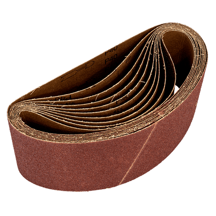 Sealey WSB6240 Sanding Belt 100 x 620mm 40Grit - Pack of 10 - WSB6240 - Sealey Tools UK - Workshop Tool Storage