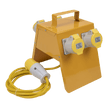 Sealey WSSB16 CEE 4 - Way Splitter Box 1.5mm Cable 16A Plug - WSSB16 - Sealey Tools UK - Workshop Tool Storage
