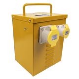 Sealey WST5000MV/2 5kVA Portable Vented Transformer 16/32A Outlets - WST5000MV/2 - Sealey Tools UK - Workshop Tool Storage