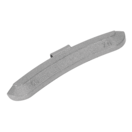 Sealey WWSH50 Wheel Weight 50g Hammer - On Zinc for Steel Wheels Pack of 50 - WWSH50 - Sealey Tools UK - Workshop Tool Storage