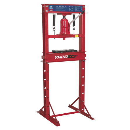 Sealey YK20ECF Hydraulic Press 20tonne Economy Floor Type - YK20ECF - Sealey Tools UK - Workshop Tool Storage
