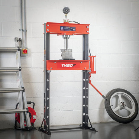 Sealey YK20F Hydraulic Press 20tonne Floor Type - Presses - SLY-12652 - Sealey Tools UK - Workshop Tool Storage