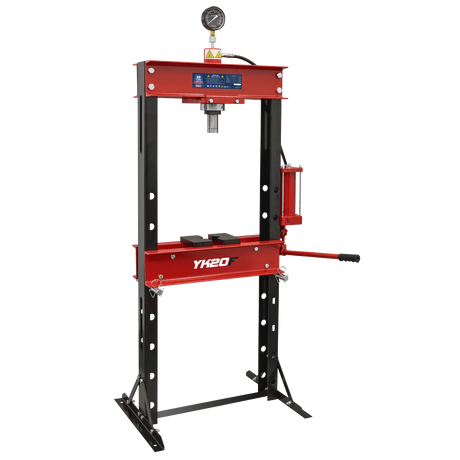Sealey YK20F Hydraulic Press 20tonne Floor Type - Presses - SLY-12652 - Sealey Tools UK - Workshop Tool Storage