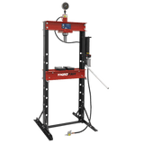 Sealey YK20FAH Air/Hydraulic Press 20tonne Floor Type - YK20FAH - Sealey Tools UK - Workshop Tool Storage