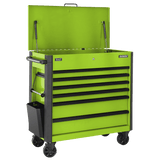 Superline Pro AP366HV 6 Drawer Mobile Tool Cabinet with Ball Bearing Slides - Green - AP366HV - Sealey Tools UK - Workshop Tool Storage
